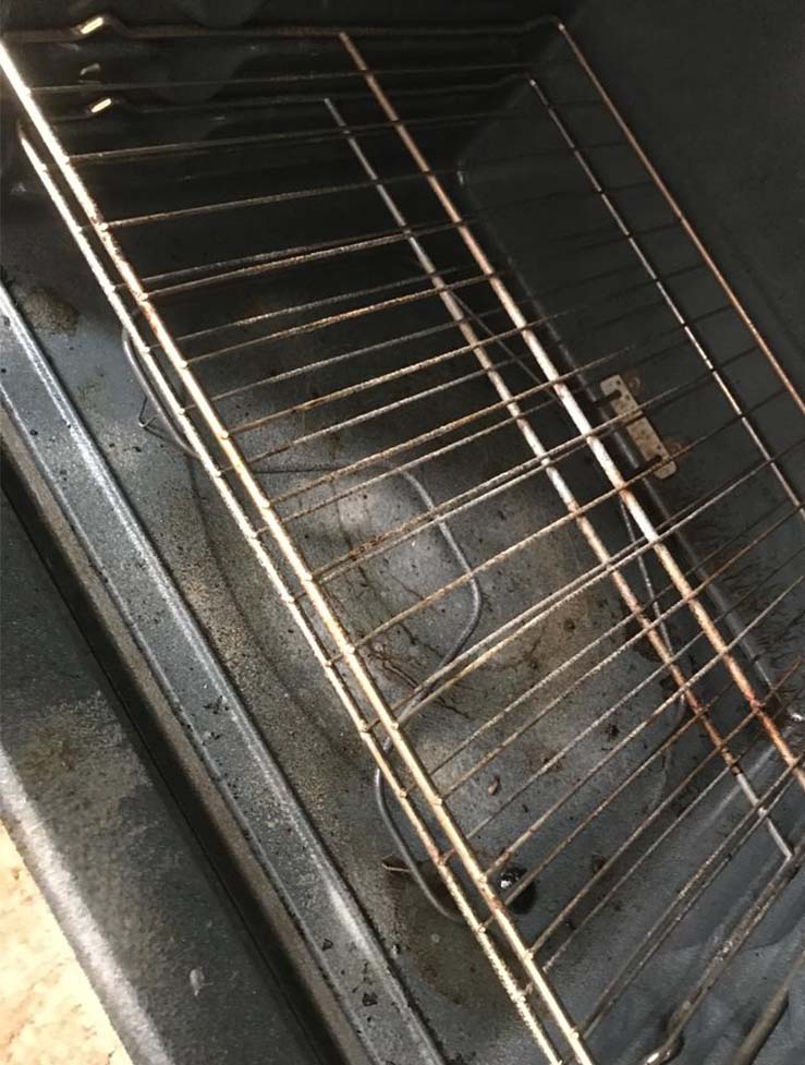 Oven Before and After